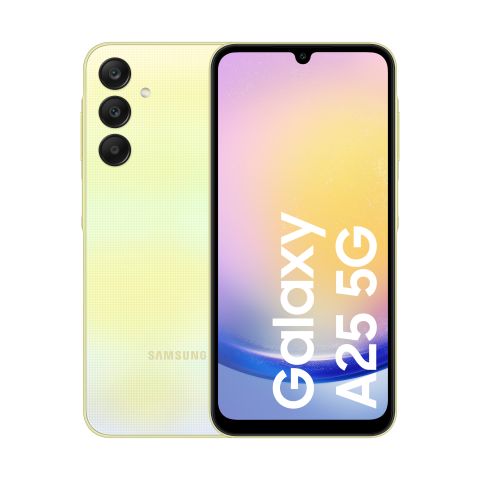 Samsung Galaxy A25 5G SM-A256B 16,5 cm (6.5") Double SIM Android 14 USB Type-C 128 Go 5000 mAh Jaune