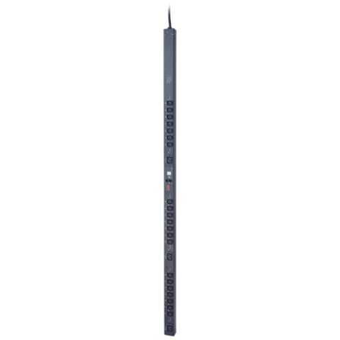 APC Rack PDU, Switched, Zero U, 11kW, 230V, (21) C13, (3) C19 unité de distribution d'énergie Noir