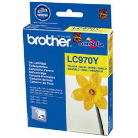 INK CARTRIDGE LC970YBP YELLOW 300 PAGES