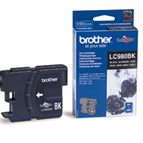 Brother LC980BK cartouche d'encre 1 pièce(s) Original Rendement standard Noir