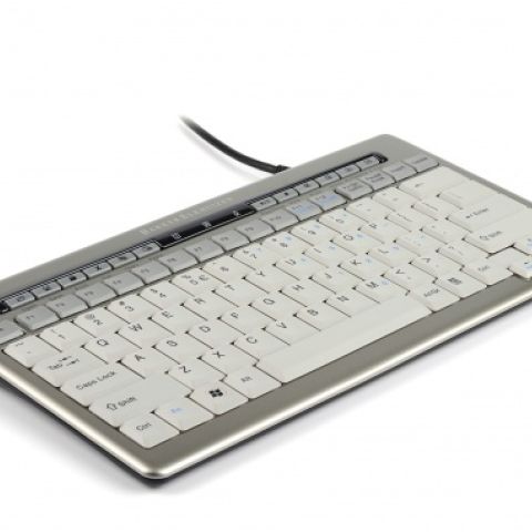 BakkerElkhuizen S-board 840 clavier USB Anglais Gris