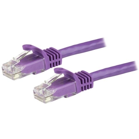 StarTech.com N6PATC15MPL câble de réseau Violet 15 m Cat6 U/UTP (UTP)