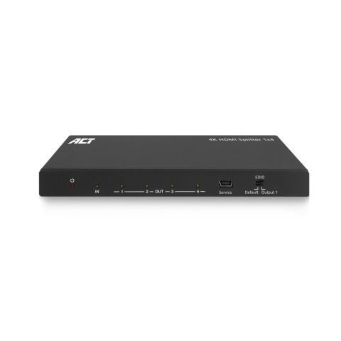 ACT Répartiteur HDMI 4K, 1 entrée 4 sorties, support EDID