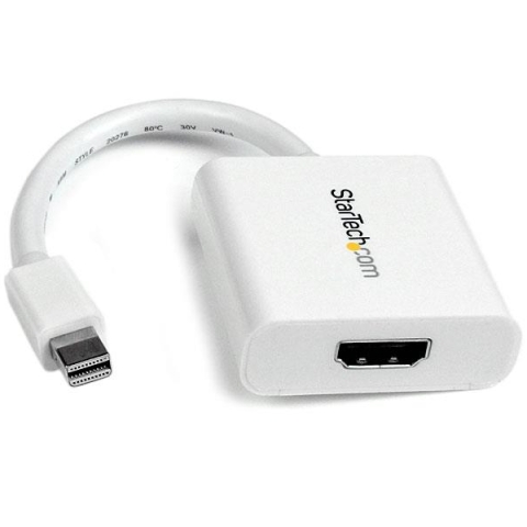 StarTech.com Convertisseur vidéo Mini DisplayPort vers HDMI - Blanc