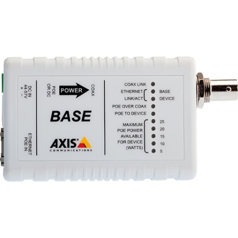 AXIS T8641 Ethernet Over Coax Base Unit PoE+