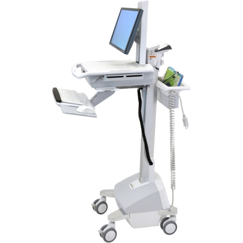 Ergotron EMR Laptop Cart, LiFe Powered