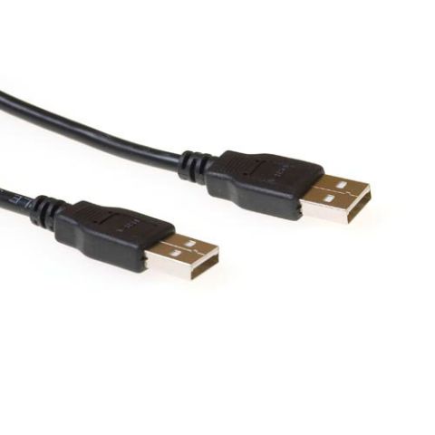 ACT USB 2.0 Connection Cable Black 3.0m câble USB 3 m USB A Noir