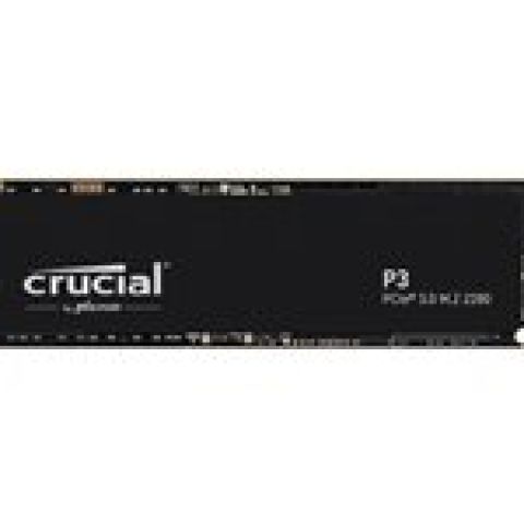 Crucial 2000GB P3 3D NAND NVMe PCIe M.2 SSD Tray