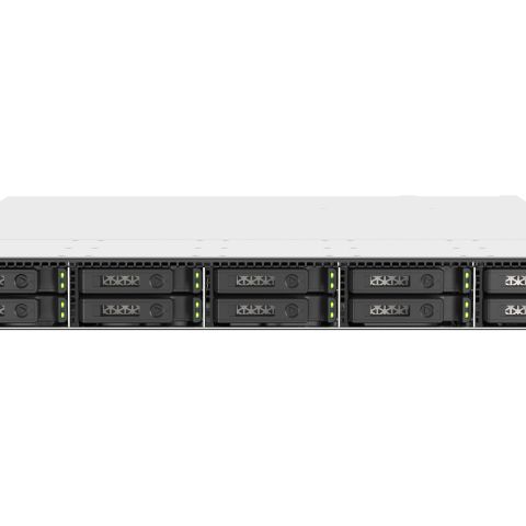 QNAP TS-h1090FU NAS Rack (1 U) EPYC 7302P 256 Go DDR4 0 To QuTS hero Noir, Gris