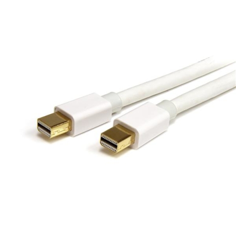 StarTech.com Câble Mini DisplayPort 1.2 de 1m - Cordon Mini DP vers Mini DP - M/M - Mini DisplayPort 4K - Blanc