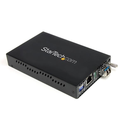 StarTech.com Convertisseur Ethernet Gigabit sur Fibre Optique MonoMode LC