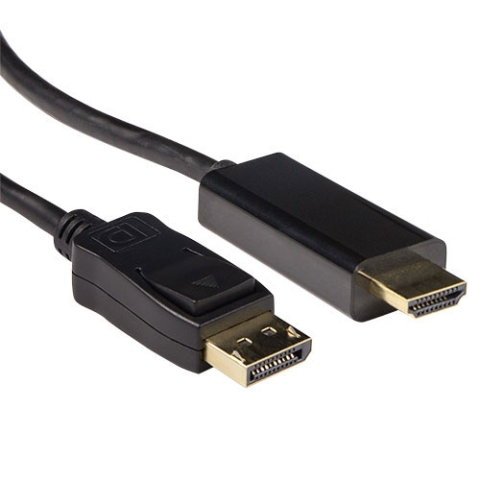 ACT AK3991 câble vidéo et adaptateur 3 m DisplayPort HDMI Noir