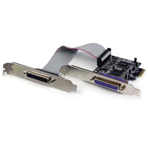 StarTech.com Carte PCI Express 2 ports paralleles DB25