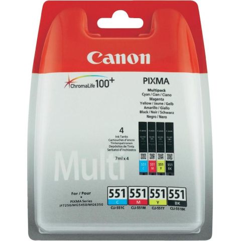 Canon CLI-551 C/M/Y/BK Multipack