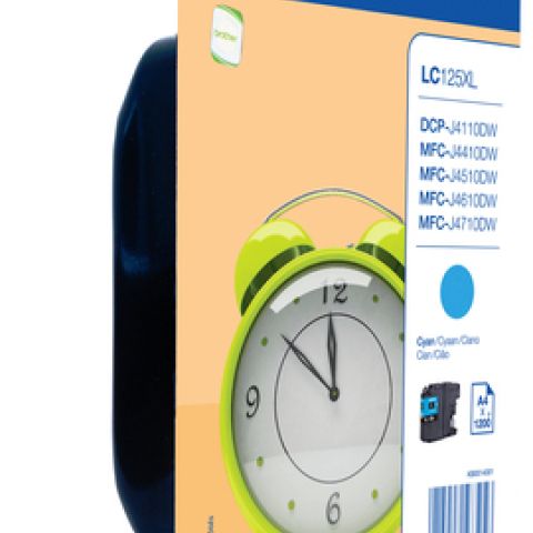 Ink Cartridge LC-125XLCBP Blister Cyan 1