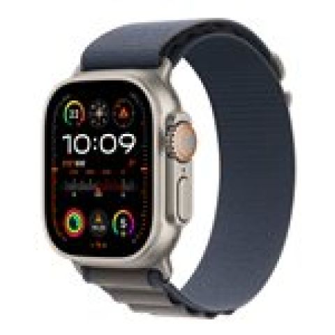 Apple WATCH 49 BLUE ALP L Bande Polyester recyclé, Spandex, Titane