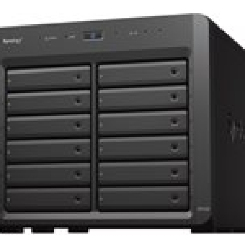 Synology DX1222 Boîtier de disques de stockage Boîtier disque dur/SSD Noir 2.5/3.5"