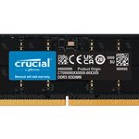 Crucial 32GB DDR5-4800 tray SODIMM CL40 16Gbit - 32 GB - DDR5 module de mémoire