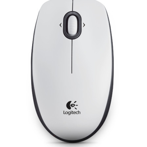 K/OEM/B100 Optical Mouse White 10pk