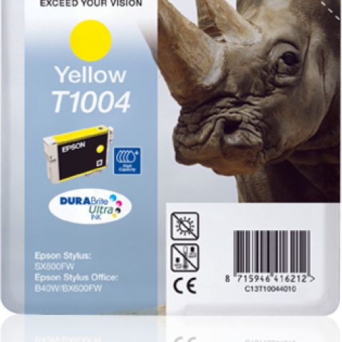 INK CARTRIDGE T1004 YELLOW HC BLISTER RF