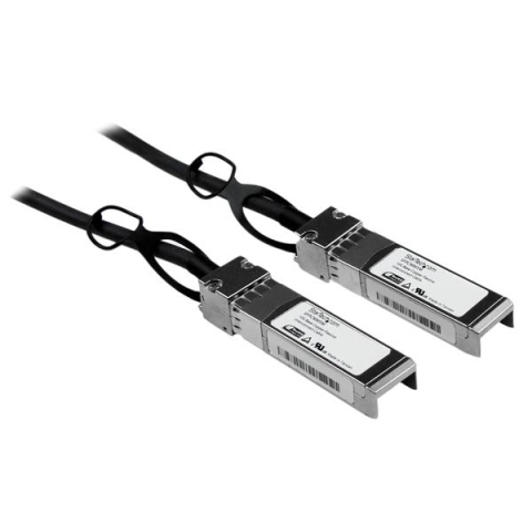 StarTech.com Câble réseau passif SFP+ 10 GbE à connexion directe twinax en cuivre de 1 m compatible Cisco SFP-H10GB-CU1M