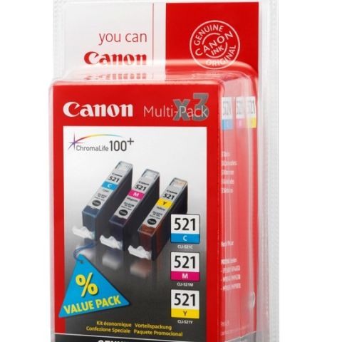 Canon CLI-521 C/M/Y Multi pack