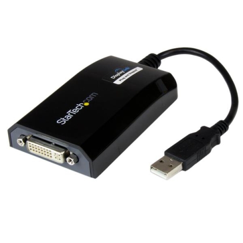 StarTech.com Adaptateur USB vers DVI - Carte vidéo USB externe pour PC et MAC - 1920 x 1200