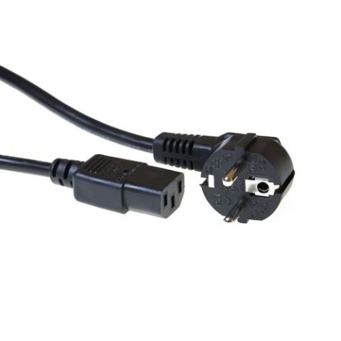 ACT AK5015 câble électrique Noir 2 m CEE7/7 Coupleur C13