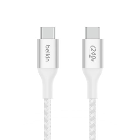 Belkin CAB015bt2MWH câble USB 2 m USB 2.0 USB C Blanc