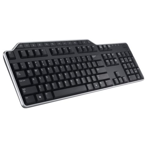 DELL KB522 clavier USB QWERTY Anglais Noir, Argent