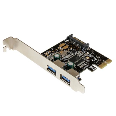 StarTech.com Carte contrôleur PCIe à 2 ports USB 3.0