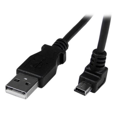 StarTech.com Câble Mini USB 2 m - A vers Mini B coudé 90° vers le bas