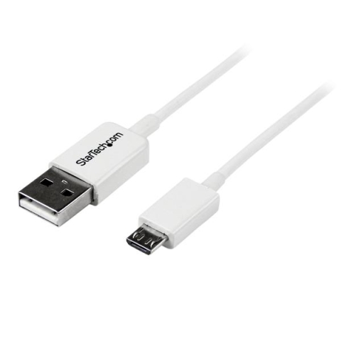 StarTech.com Câble Micro USB 1 m - A vers Micro B - Blanc