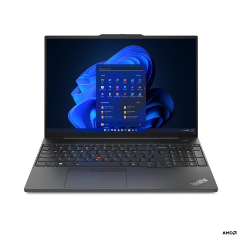 Lenovo ThinkPad E16 Ordinateur portable 40,6 cm (16") WUXGA AMD Ryzen™ 7 7730U 16 Go DDR4-SDRAM 512 Go SSD Wi-Fi 6 (802.11ax) Windows 11 Pro Noir