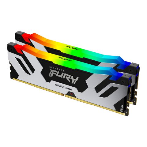 Kingston Technology FURY 64 Go 6400 MT/s DDR5 CL32 DIMM (Kits de 2) Renegade RGB XMP