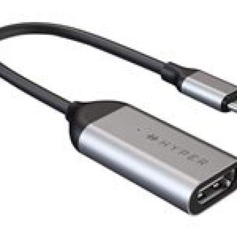 HYPER HD425A câble vidéo et adaptateur USB Type-C HDMI Acier inoxydable