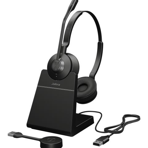 Jabra Engage 55 SE Casque Sans fil Arceau Bureau/Centre d'appels Noir