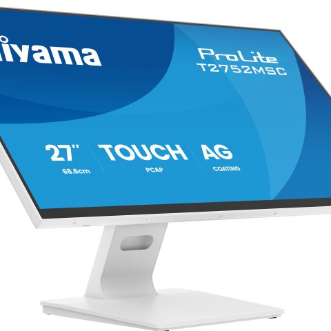 iiyama ProLite T2752MSC-W1AG écran plat de PC 68,6 cm (27") 1920 x 1080 pixels Full HD LCD Écran tactile Blanc