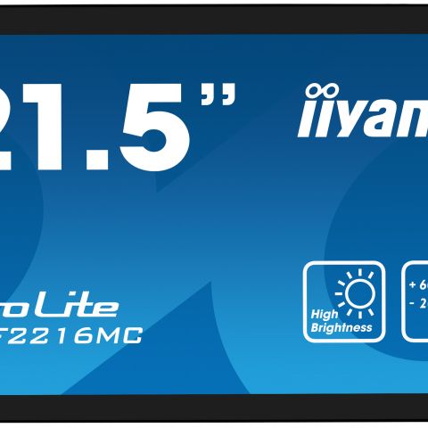 iiyama ProLite OTF2216MC-B1 écran plat de PC 39,6 cm (15.6") 1920 x 1080 pixels Full HD Écran tactile Noir