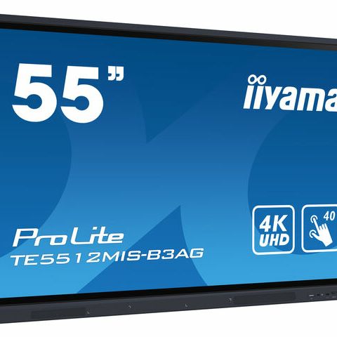 iiyama TE5512MIS-B3AG affichage de messages 139,7 cm (55") LCD 500 cd/m² 4K Ultra HD Intégré dans le processeur Android 8.0 18/7