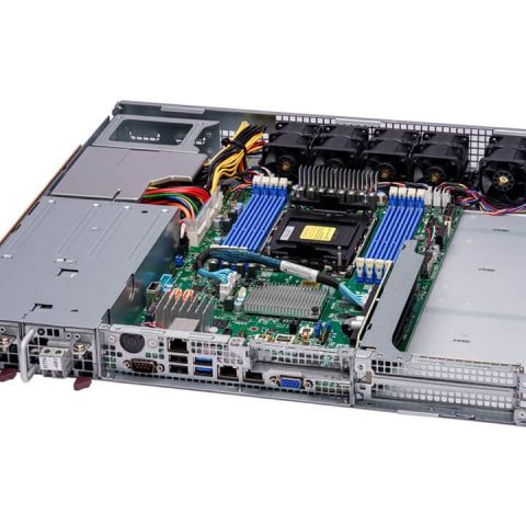Supermicro SYS-111E-FDWTR serveur barebone Intel C741 LGA 4677 (Socket E) Rack (1 U) Argent