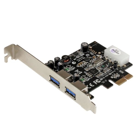 StarTech.com Carte Contrôleur PCI Express 2 Ports USB 3.0 SuperSpeed avec UASP