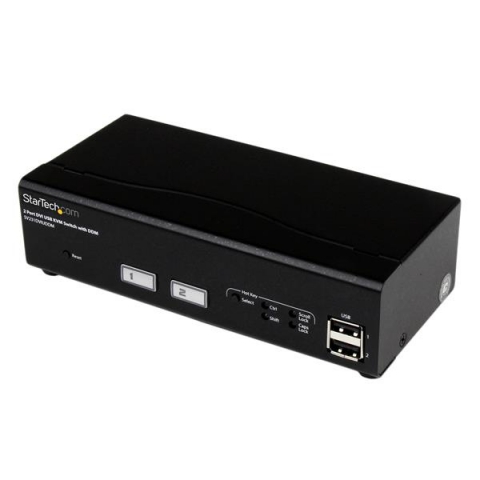 StarTech.com Switch KVM USB DVI à 2 ports avec commutation rapide et DDM