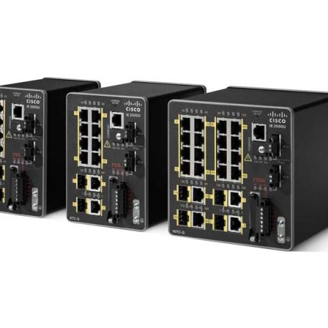 IE 2000U 8x10/100 2 T/SFP GEports W/1588