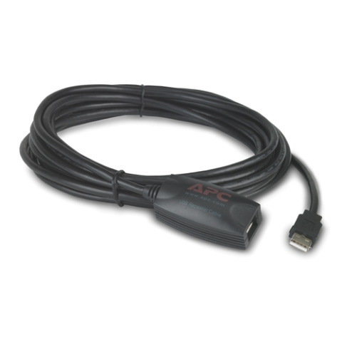 APC NetBotz USB Latching Repeater Cable, LSZH - 5m câble USB 5,00 m USB A Noir