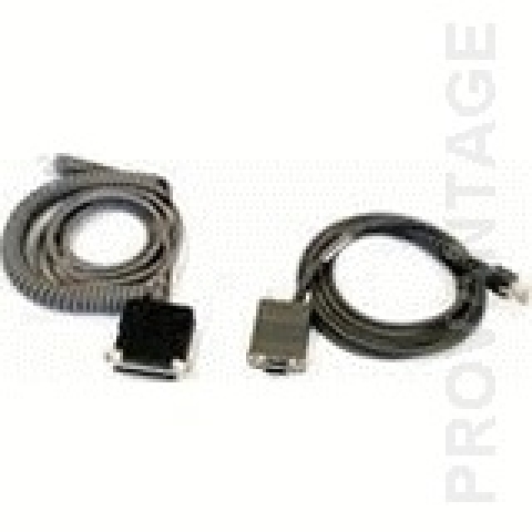 CAB-434 RS232 PWR 9P FEM COILED