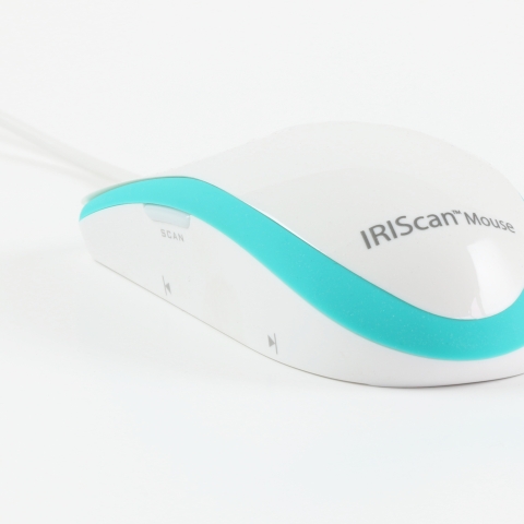 I.R.I.S. IRISCan Mouse Executive 2 Souris scanner 400 x 400 DPI A3 Bleu, Blanc