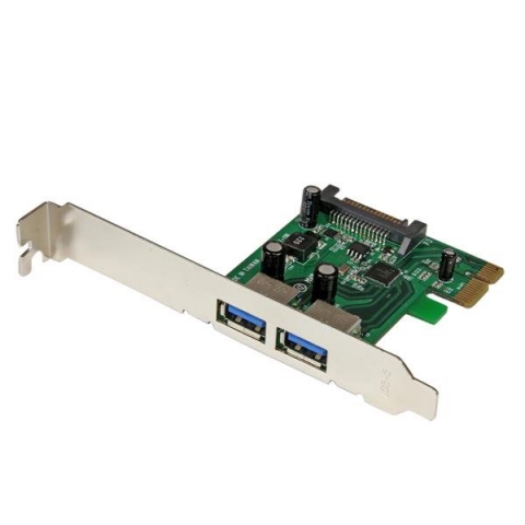 StarTech.com Carte Contrôleur PCI Express (PCIe) vers 2 ports USB 3.0 avec UASP
