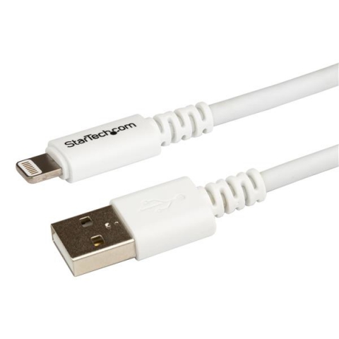 StarTech.com Câble Apple Lightning vers USB pour iPhone, iPod, iPad - 3 m Blanc