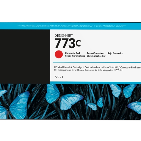 773C 775-ml Chromatic Red DesignJet Ink Cartridge cartouche d'encre 1 pièce(s) Original Rouge